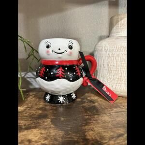 2023 Johanna Parker Carnival Cottage Snowman Christmas Holiday Mug